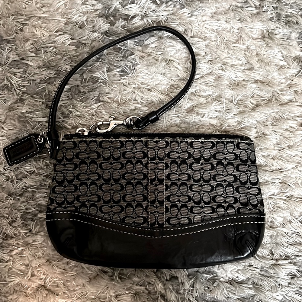 Authentic coach wristlet